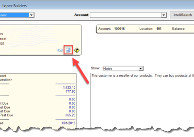 Customer Care Statement Button Screenshot