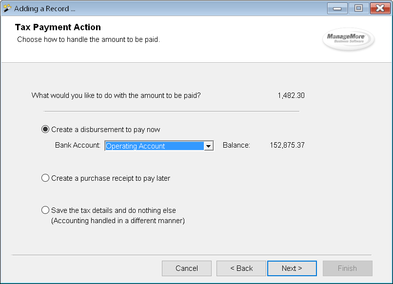 Pay Indirect Tax Step Four