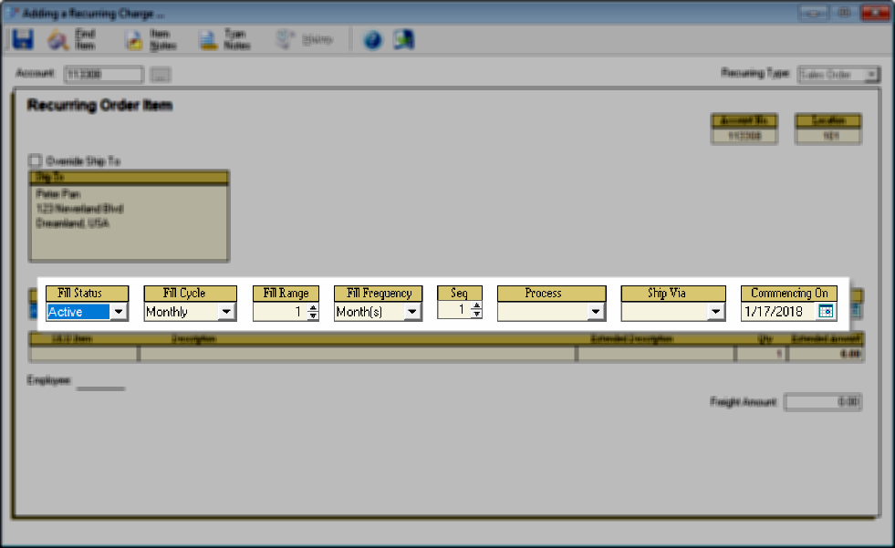 reorder criteria for order fulfillment